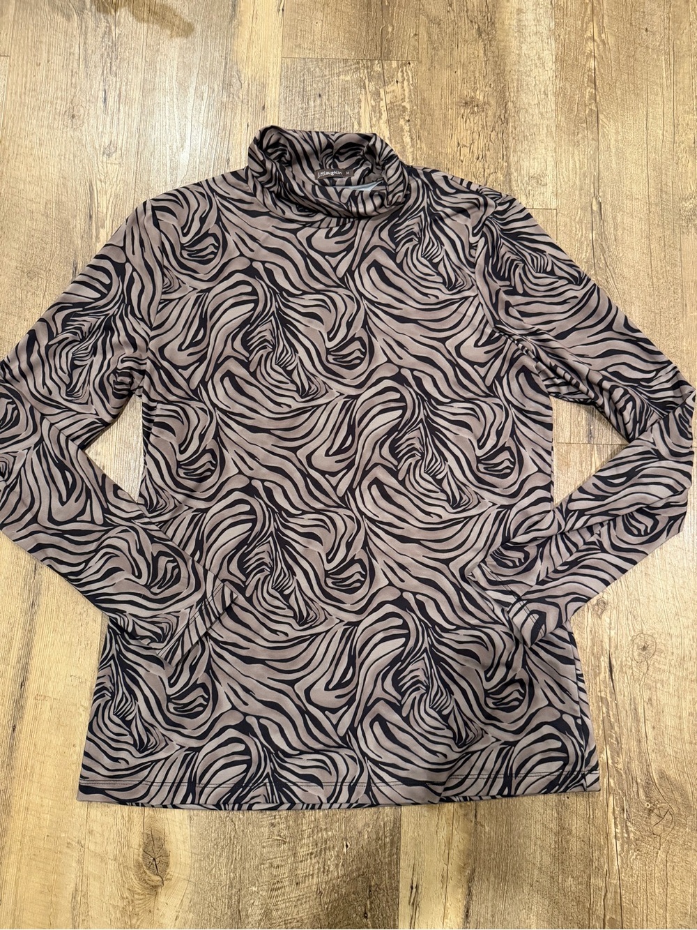J. McLaughlin Mock turtleneck Stretchy Long Sleeve Medium Womens
